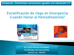 &iquest;C&oacute;mo evaluar la enfermedad coronaria? - SOLACI