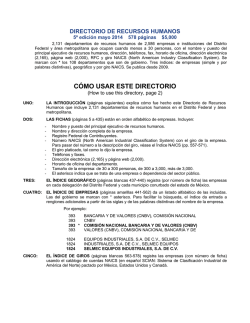 C&Oacute;MO USAR ESTE DIRECTORIO - Directorios en M&eacute;xico
