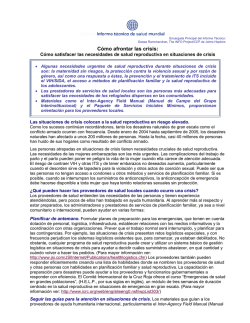 C&oacute;mo afrontar las crisis: - USAID
