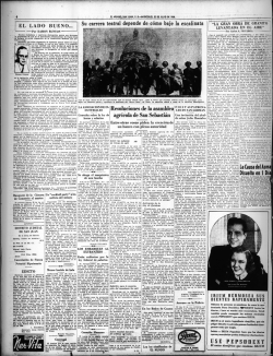 Su carrera teatral depende de c&oacute;mo baje la escalinata