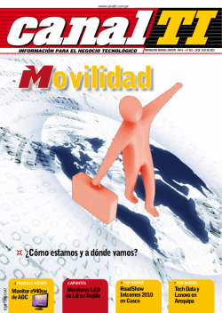 &curren;&iquest;C&oacute;mo estamos y a d&oacute;nde vamos? - Canal TI