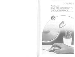 DIME C&Oacute;MO ESCRIBES Y TE - Educaci&oacute;n a Distancia