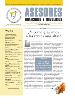 FINANCIEROS Y TRIBUTARIOS &iquest;Y c&oacute;mo gravamos a las rentas