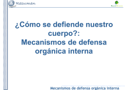 &iquest;C&oacute;mo se defiende nuestro cuerpo?: Mecanismos de - Cienciasfera