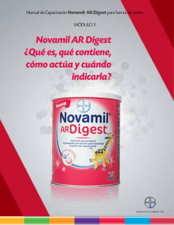 Novamil AR Digest &iquest;Qu&eacute; es, qu&eacute; contiene, c&oacute;mo act&uacute;a y cu&aacute;ndo