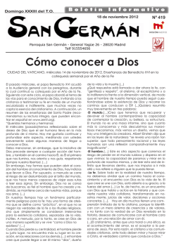 C&oacute;mo conocer a Dios - San Germ&aacute;n