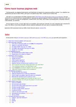 C&oacute;mo hacer buenas p&aacute;ginas web - Daniel Clemente