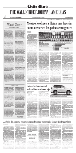 M&eacute;xico le ofrece a Heinz una lecci&oacute;n: c&oacute;mo crecer en - Listin Diario