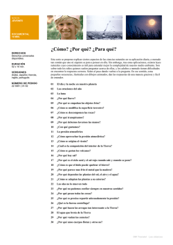 &iquest;C&oacute;mo? &iquest;Por qu&eacute;? &iquest;Para qu&eacute;?