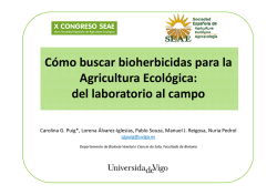 C&oacute;mo buscar bioherbicidas para la A i lt E l&oacute; i gricultura Ecol&oacute;gica