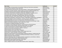 T&iacute;tulo / Autor Clasificacion Colecci&oacute;n &iquest;C&oacute;mo investigar en - uam