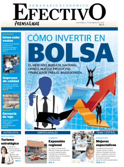 C&Oacute;MO INVERTIR EN - Prensa Libre