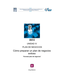 C&oacute;mo preparar un plan de negocios exitoso