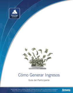 C&oacute;mo Generar Ingresos - Globaldiamondsteam