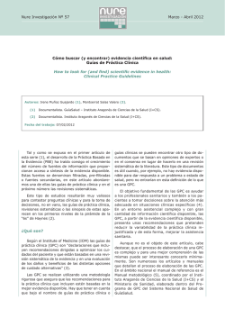Nure Investigaci&oacute;n N&ordm; 57 Marzo - Abril 2012 C&oacute;mo buscar - Fuden