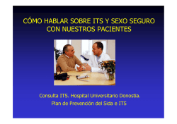 C&Oacute;MO HABLAR SOBRE ITS Y SEXO SEGURO CON - Osakidetza