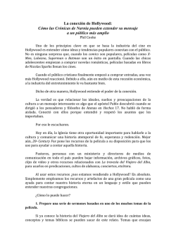 La conexi&oacute;n de Hollywood: C&oacute;mo las Cr&oacute;nicas de Narnia pueden