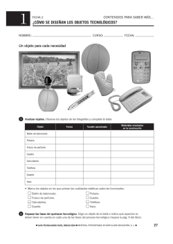 &iquest;C&Oacute;MO SE DISE&Ntilde;AN LOS OBJETOS - IES Las Musas