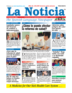 &iquest;C&oacute;mo le puede afectar la reforma de salud? - La Noticia - The