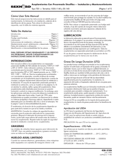 C&oacute;mo Usar Este Manual Tabla De Materias - Ecomssa
