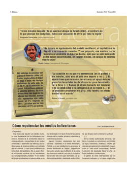 C&oacute;mo repotenciar los medios bolivarianos - America XXI