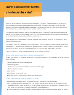 &iquest;C&oacute;mo puede afectar la diabetes a los dientes y las enc&iacute;as? - Anthem
