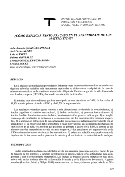 &iquest;C&oacute;mo explicar tanto fracaso en el aprendizaje de las - RUC