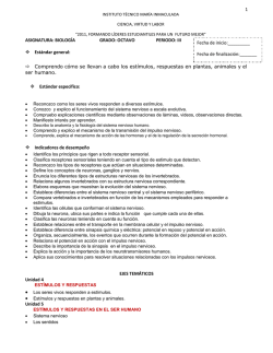 Los seres vivos responden a est&iacute;mulos - instemainbiologia