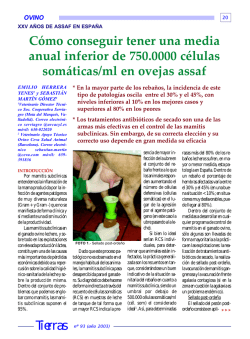 C&oacute;mo conseguir tener una media anual inferior de 750.0000 c&eacute;lulas