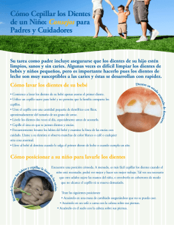 C&oacute;mo Cepillar los Dientes de un Ni&ntilde;o: Consejos para Padres y