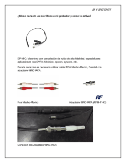 &iquest;C&oacute;mo conecto un micr&oacute;fono a mi grabador y como lo activo? EP