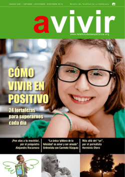 C&Oacute;MO VIVIR EN POSITIVO - Tel&eacute;fono de la Esperanza