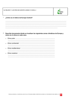 &iquest;C&oacute;mo es el relieve de Europa Central - acervantessexto