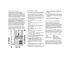 C&oacute;mo utilizar esta gu&iacute;a - Mitel Edocs