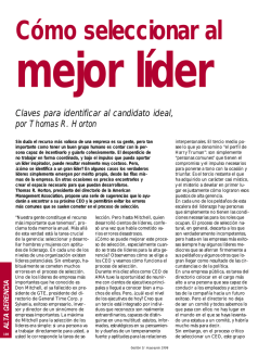 C&oacute;mo seleccionar al