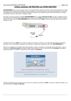 &iquest;C&oacute;mo conectar UN ROUTER con OTRO ROUTER