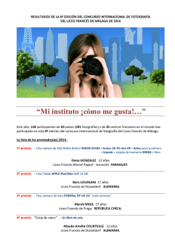 &ldquo;Mi instituto &iexcl;c&oacute;mo me gusta!&hellip;&rdquo;