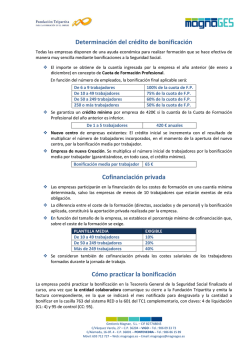 Consulta c&oacute;mo funciona la formaci&oacute;n bonificada - Magnages