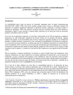 AGRICULTURA CAMPESINA, COMERCIALIZACI&Oacute;N Y - IPS