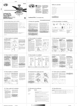 Tabla de contenido 1. Normas de seguridad 2. C&oacute;mo - Home Depot