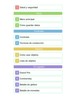 1 Salud y seguridad Inicio 2 Men&uacute; principal 3 C&oacute;mo guardar datos