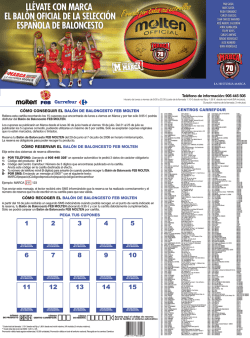 C&Oacute;MO CONSEGUIR EL BAL&Oacute;N DE BALONCESTO FEB - Marca