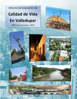 VALLEDUPAR C&Oacute;MO VAMOS - Red de Ciudades C&oacute;mo Vamos