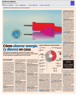 C&oacute;mo ahorrar energ&iacute;a (y dinero) en casa C&oacute;mo ahorrar energ&iacute;a (y
