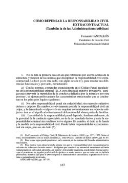 C&Oacute;MO REPENSAR LA RESPONSABILIDAD CIVIL