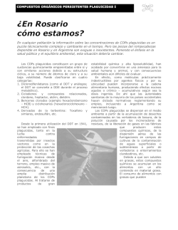 &iquest;En Rosario c&oacute;mo estamos? - SerTox