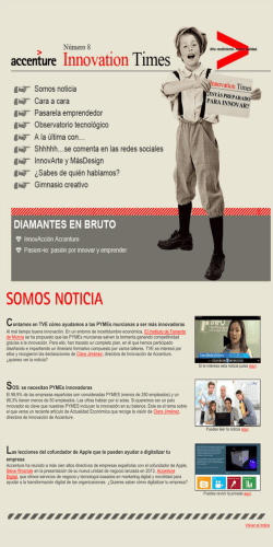 Contamos en TVE c&oacute;mo ayudamos a las PYMEs - Accenture