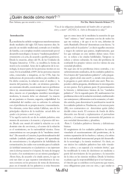 &iquest;Qui&eacute;n decide c&oacute;mo morir? (*) - SeDiCI