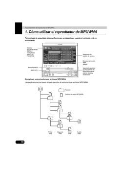 1. C&oacute;mo utilizar el reproductor de MP3/WMA - Eclipse