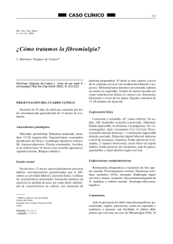 &iquest;C&oacute;mo tratamos la fibromialgia?